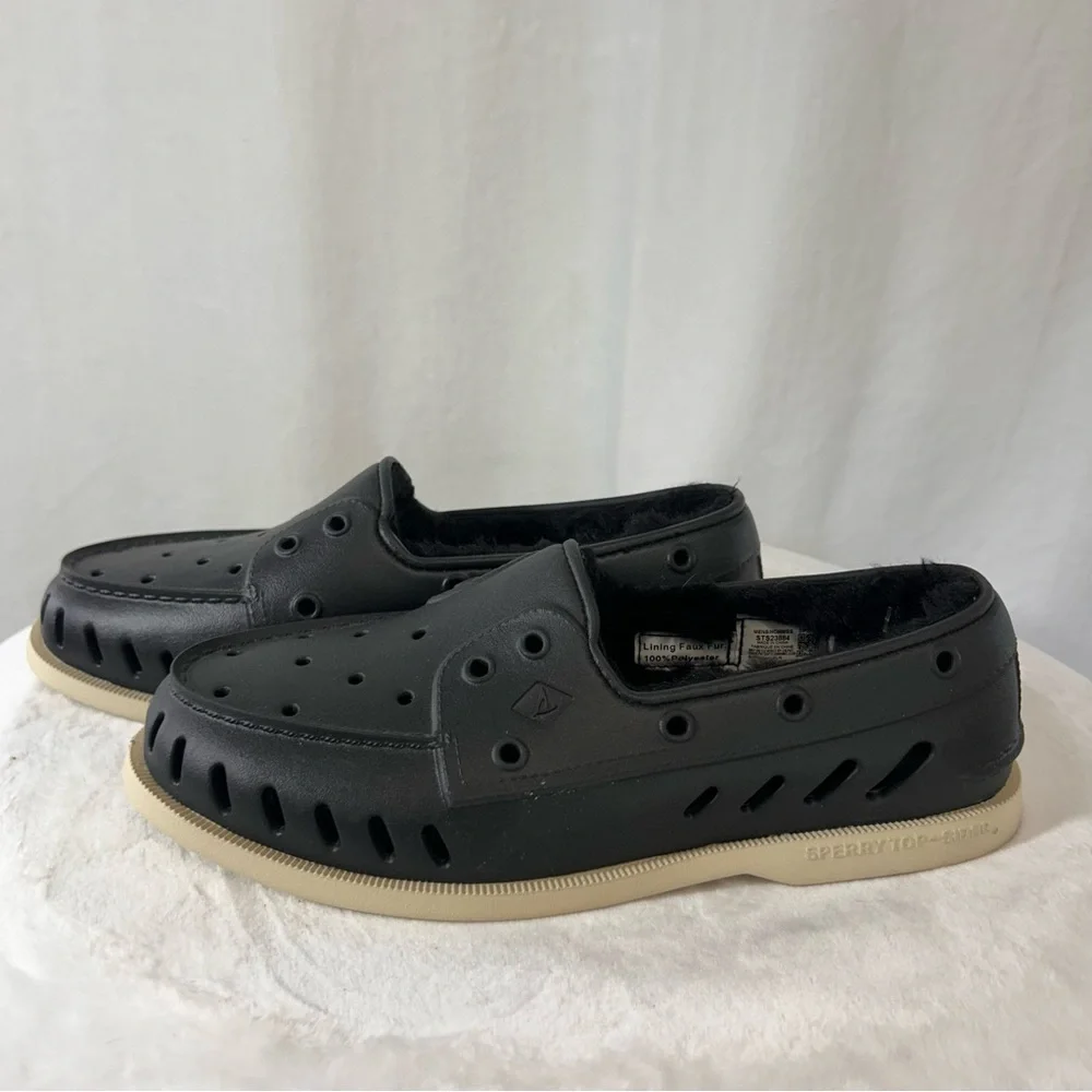 Sperry Men’s Authentic Original Float Cozy Boat Shoe sz 8 Athleisure Vacation